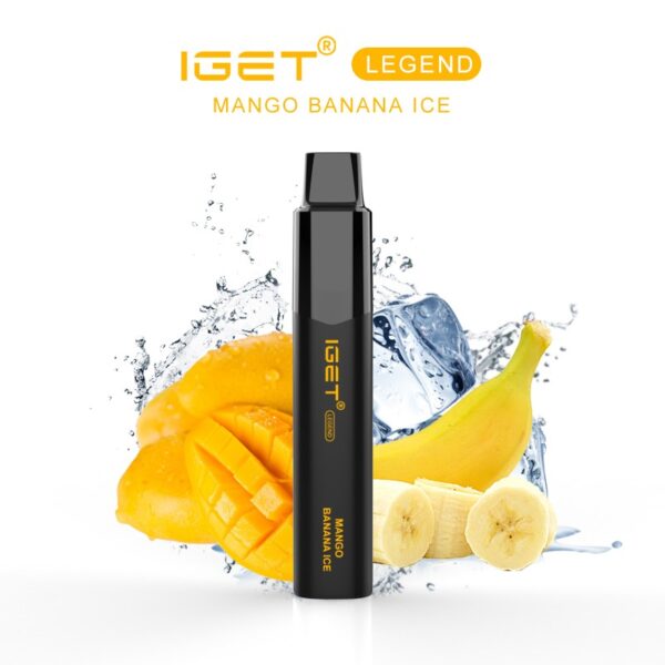 IGET LEGEND – MANGO BANANA ICE – 4000 PUFFS