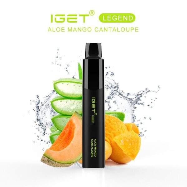 IGET LEGEND – ALOE MANGO CANTALOUPE – 4000 PUFFS