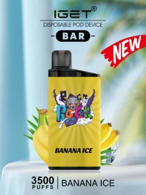 IGET BAR – BANANA ICE – 3500 PUFFS