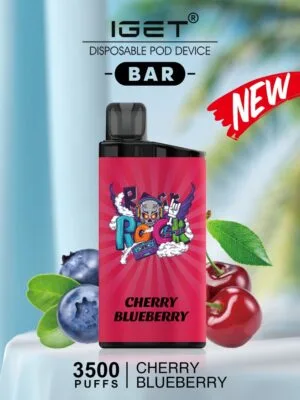 IGET BAR – CHERRY BLUEBERRY – 3500 PUFFS