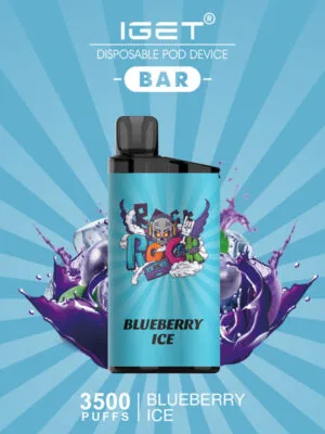 IGET BAR – BLUEBERRY ICE – 3500 PUFFS