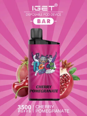 IGET BAR – CHERRY POMEGRANATE – 3500 PUFFS