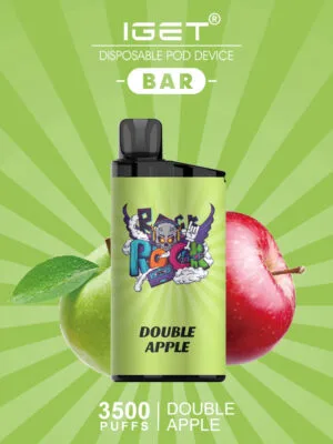 IGET BAR – DOUBLE APPLE – 3500 PUFFS
