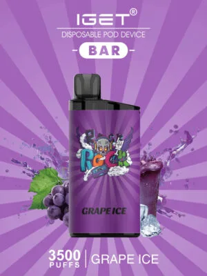 IGET BAR – GRAPE ICE – 3500 PUFFS
