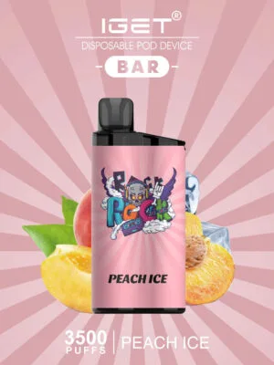 IGET BAR – PEACH ICE – 3500 PUFFS