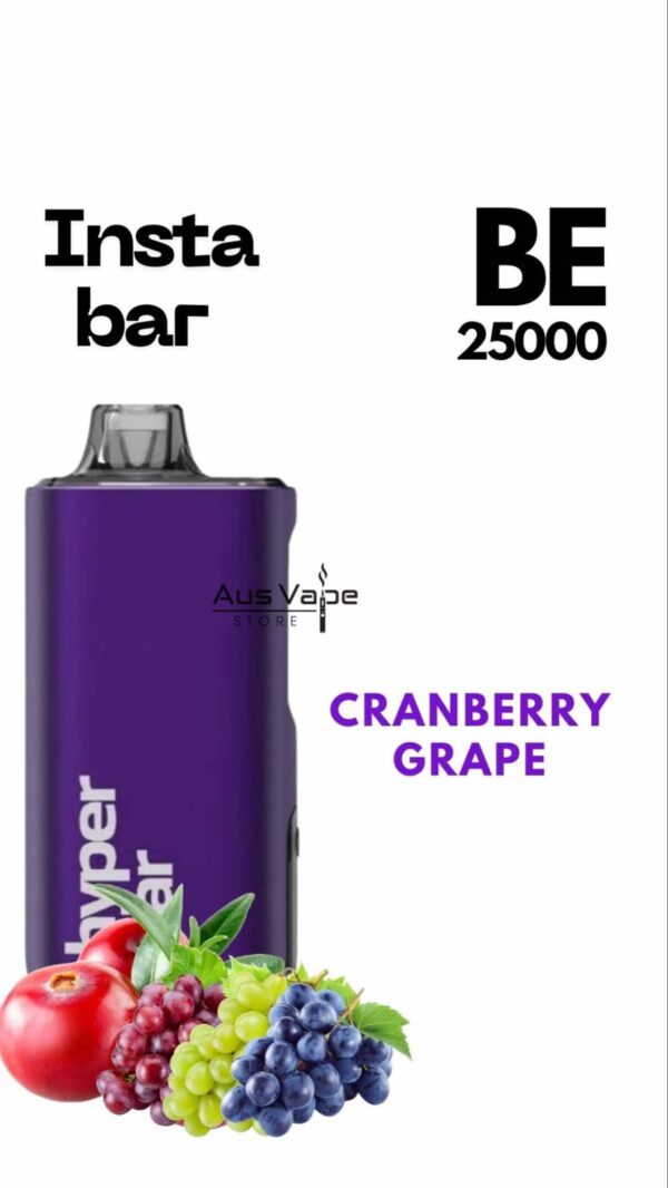 INSTA BAR - CRANBERRY GRAPE - BE25000 PUFFS