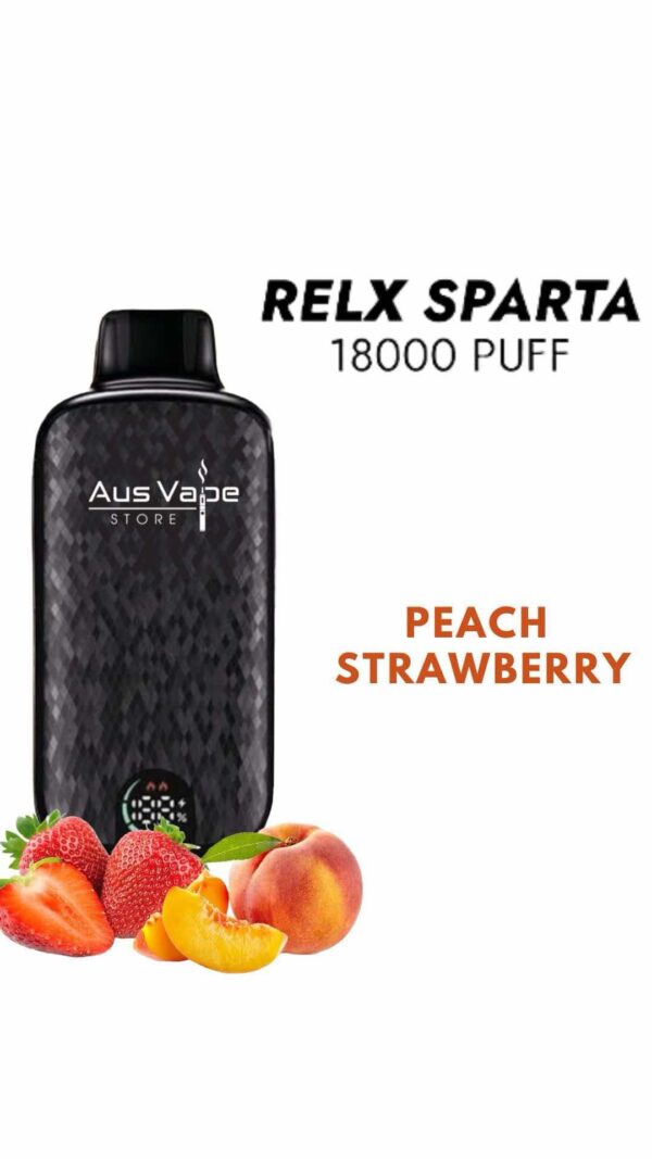 RELX SPARTA - PEACH STRAWBERRY - 18.000 PUFFS