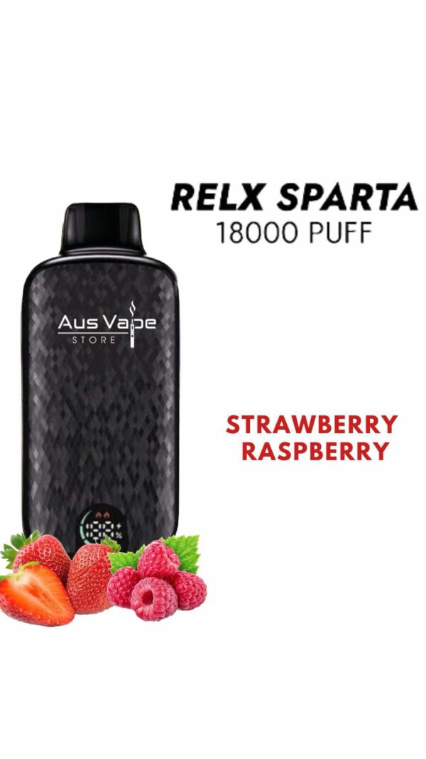 RELX SPARTA - STRAWBERRY RASPBERRY - 18.000 PUFFS