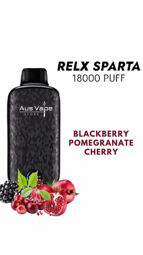 RELX SPARTA - BLACKBERRY POMEGRANATE CHERRY - 18.000 PUFFS